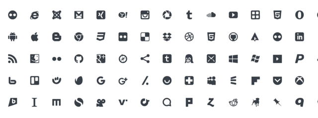 1000 iconos gratuitos para diseñadores web de SquidInk