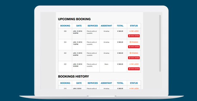WordPress: Salon Booking permite a sus clientes reservar sus servicios