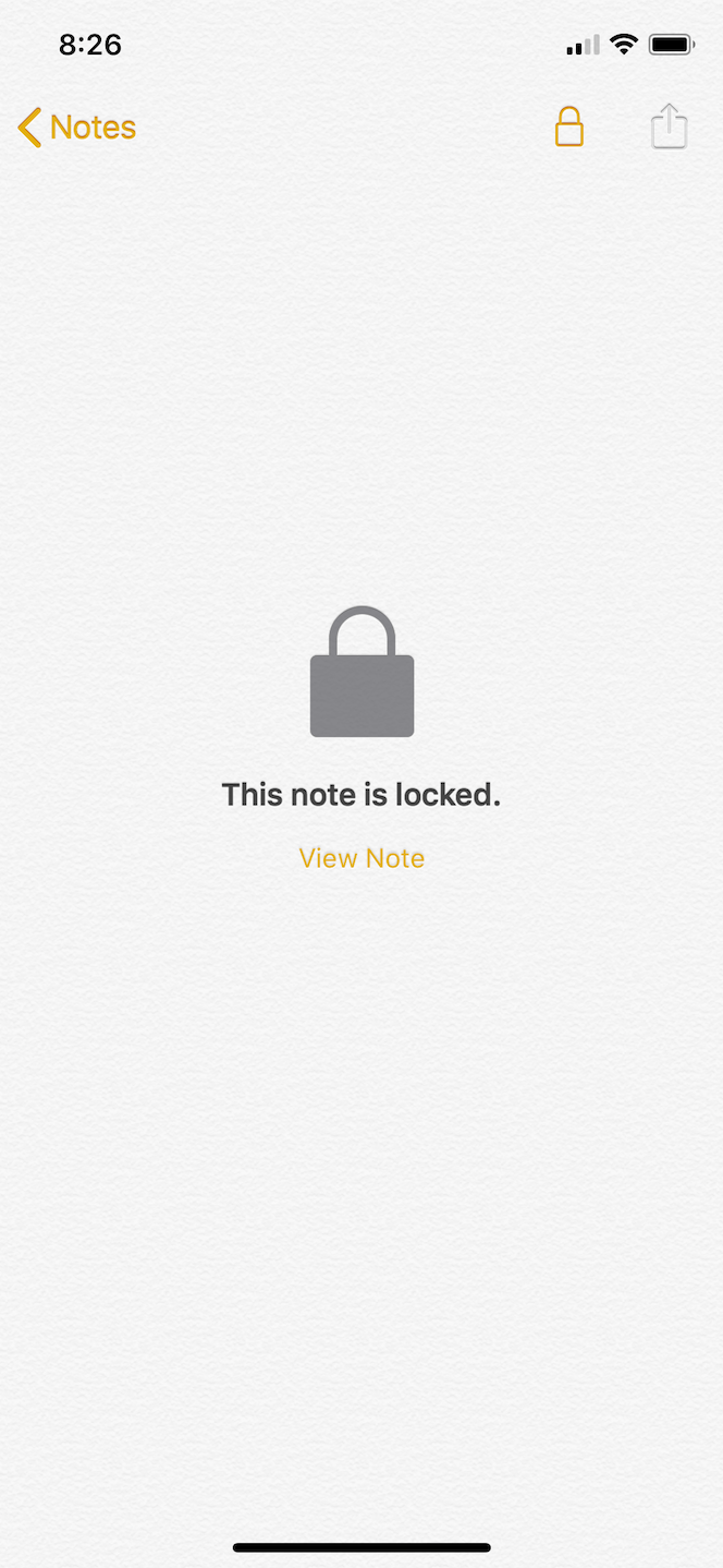 Cómo bloquear fotos en iPhone usando Notas