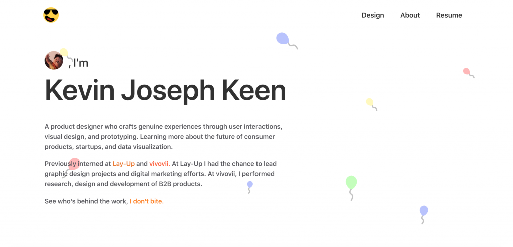Kevin Joseph Keen Portafolio de diseñador de UX