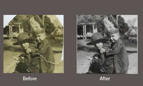 Reparación de fotos antiguas