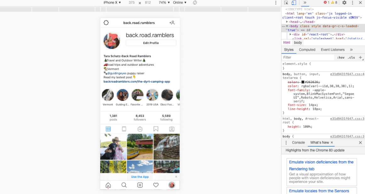 Cómo subir fotos a Instagram usando Google Chrome