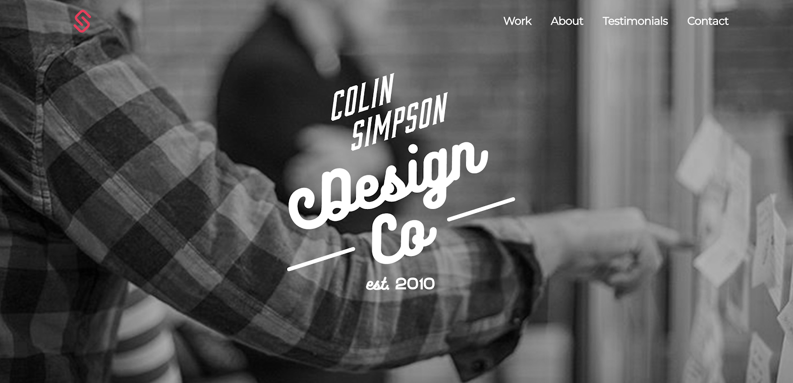 Portafolio de desarrollador web de Colin Simpson