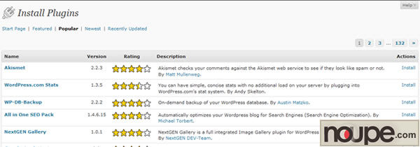 Tema de WordPress 2.7 y área de administración