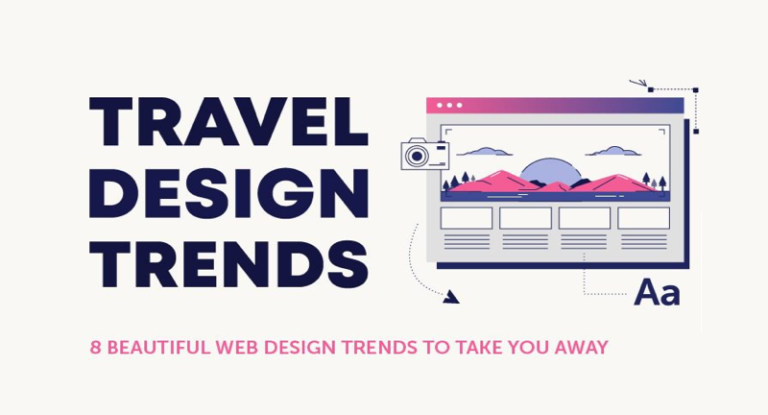 8 hermosas tendencias de diseño web que te llevarán lejos –  [Infographic]