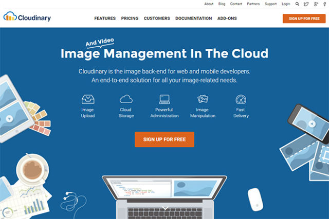 Image Cloud Service Cloudinary