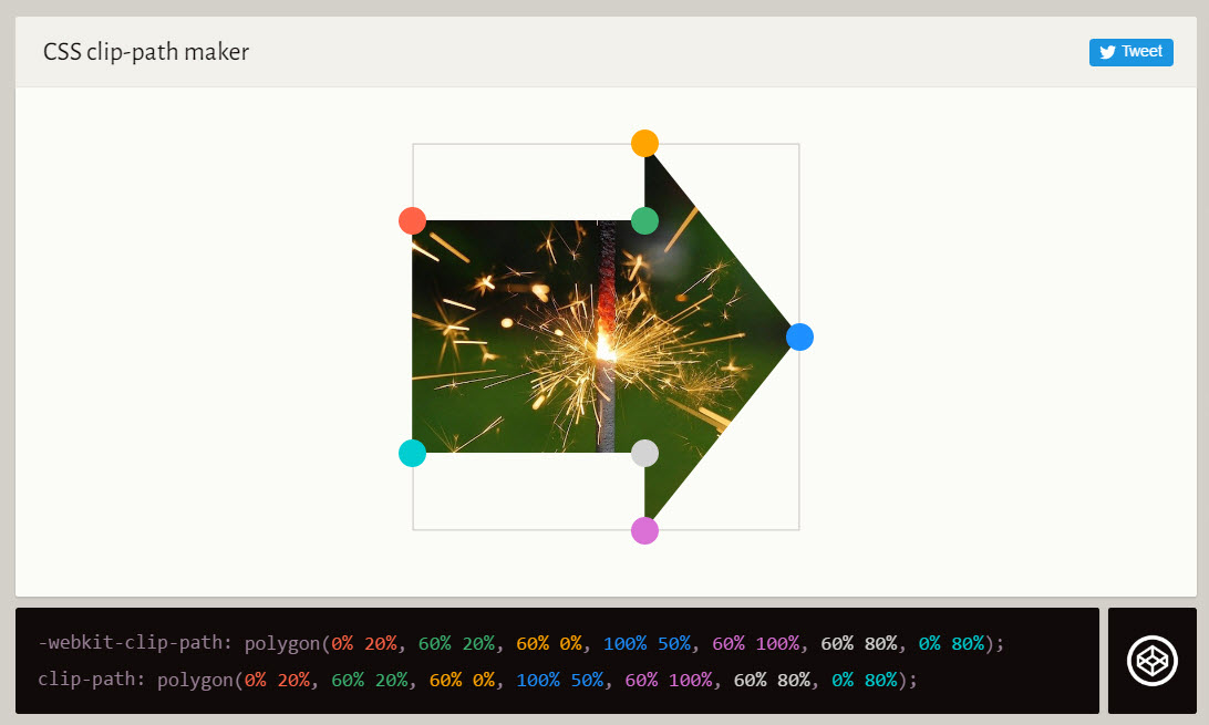 Clippy: generador visual para trazados de recorte complejos con CSS3