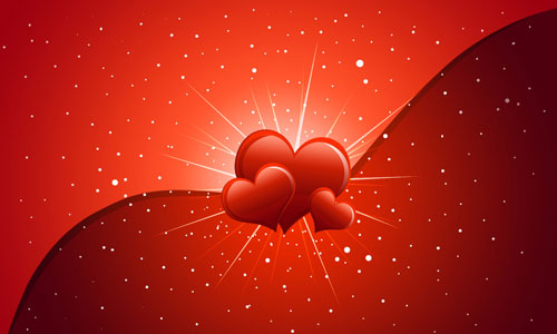Cómo crear una tarjeta romántica de San Valentín