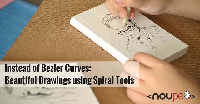 En lugar de curvas Bezier: hermosos dibujos con herramientas espirales