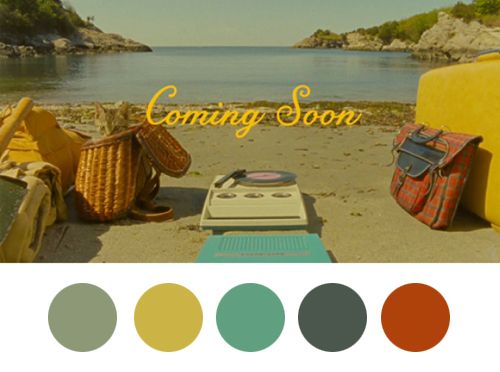 paleta de colores vintage colores de playa
