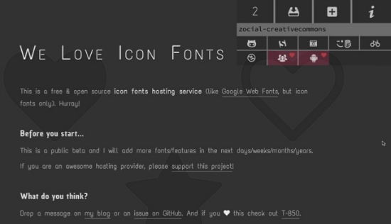 Nos encantan las fuentes de iconos: directorio de código abierto para fuentes de iconos gratuitas