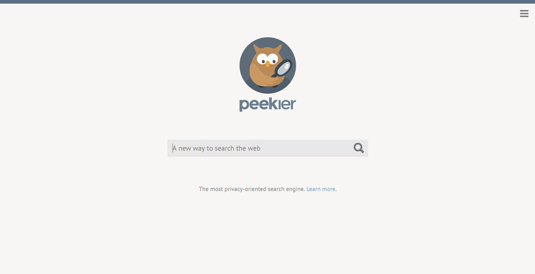 Peekier: este nuevo motor de búsqueda protege su privacidad