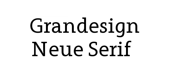 Grandesign Neue Serif Fuente Gratis