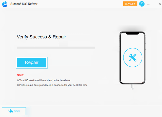Reparar dispositivo iOS