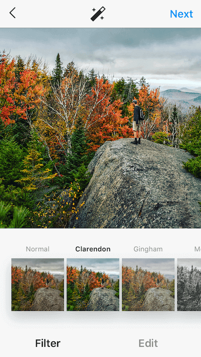 Clarendon, uno de los mejores filtros de Instagram para fotos de naturaleza